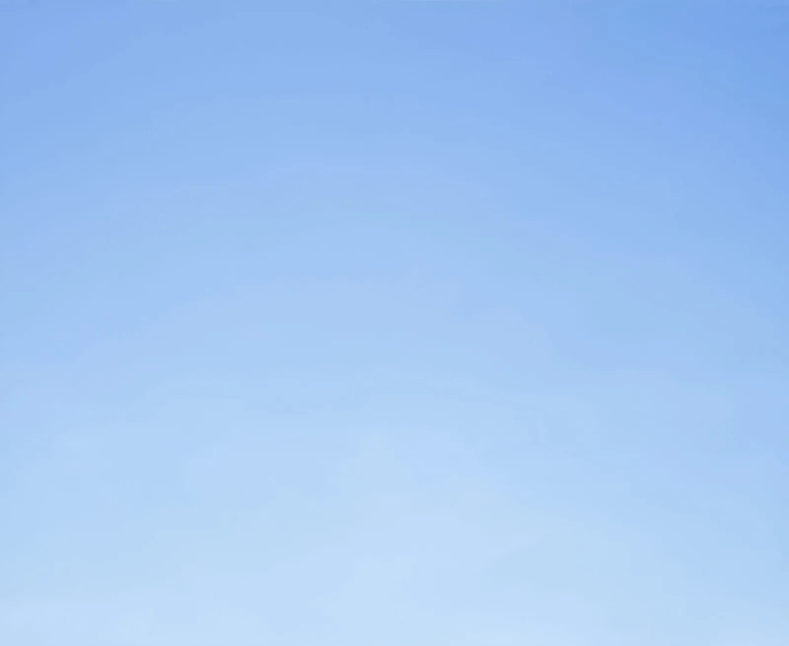 Michal Martychowiec, Blue#1, 2013: a monochrome pale blue sky