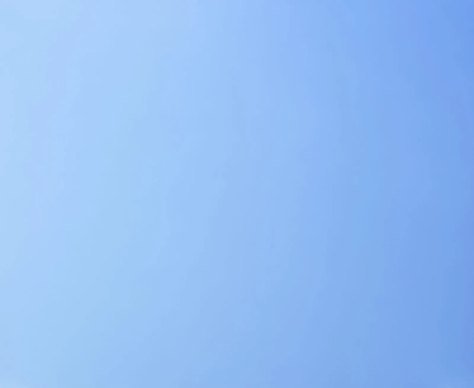Michal Martychowiec, Blue#5, 2016: a monochrome blue sky