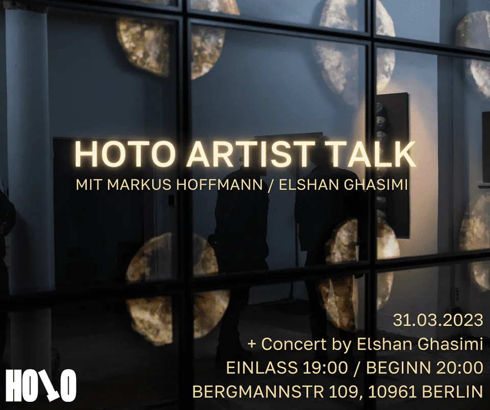 Künstlergespräch und Konzert: Markus Hoffmann in Konversation mit Elshan Ghasimi