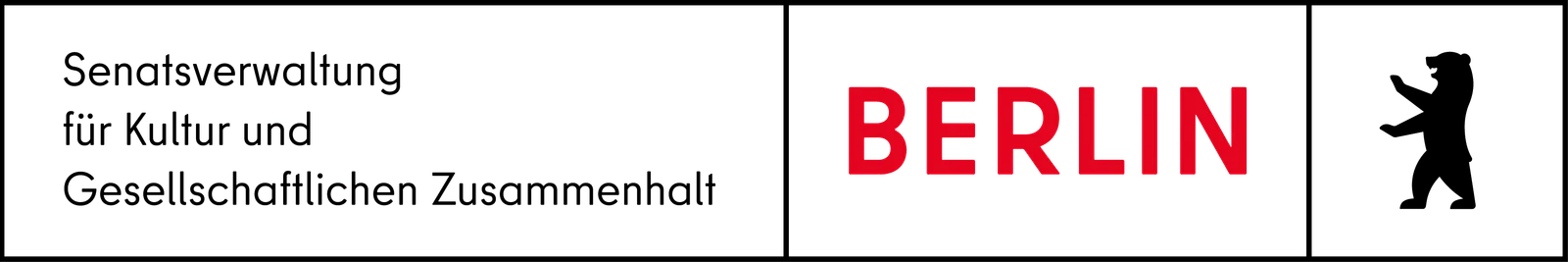 Logo der Senatsverwaltung für Kultur und Gesellschaftlichen Zusammenhalt Berlin