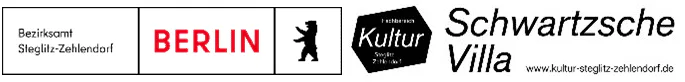 Logos des Bezirksamts Steglitz-Zehlendorf von Berlin und der Schwartzschen Villa